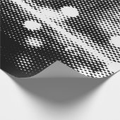 Neonlichten en een naadloos geometrisch patroon cadeaupapier (Hoek)