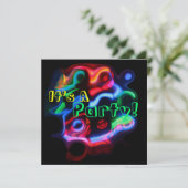 Neonlichten Kaart (Staand voorkant)