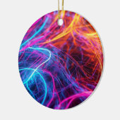 Neonlijnen Keramisch Ornament (Links)