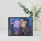 Neonmaan-schilderij van Alfred Fox Briefkaart (Staand voorkant)