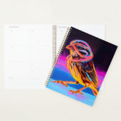 Neonmus met gloeiende accenten planner (Display)