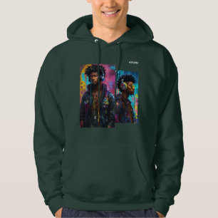 NeoNoir Nexus Cyberpunk Dromen in Kleur Hoodie