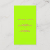 neonontwerp visitekaartje (Achterkant)