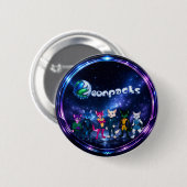 Neonpacks (cirkelontwerp) ronde button 5,7 cm (Voorkant /achterkant)