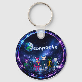 Neonpacks (cirkelontwerp) sleutelhanger