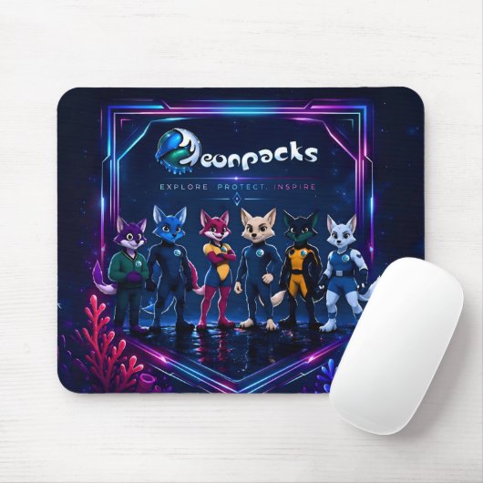 Neonpacks Muismat (Met muis)