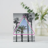 Neonpalm Briefkaart (Staand voorkant)