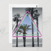 Neonpalm Briefkaart (Voorkant / Achterkant)