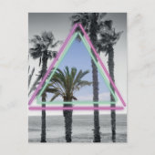 Neonpalm Briefkaart (Voorkant)