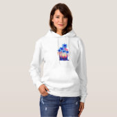 Neonpalmbomen Hoodie (Voorkant volledig)