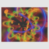 neonpapier voor abstract weefsel tissuepapier (Voorkant)