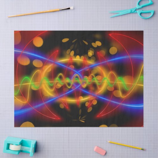 neonpapier voor abstract weefsel tissuepapier (Craft)