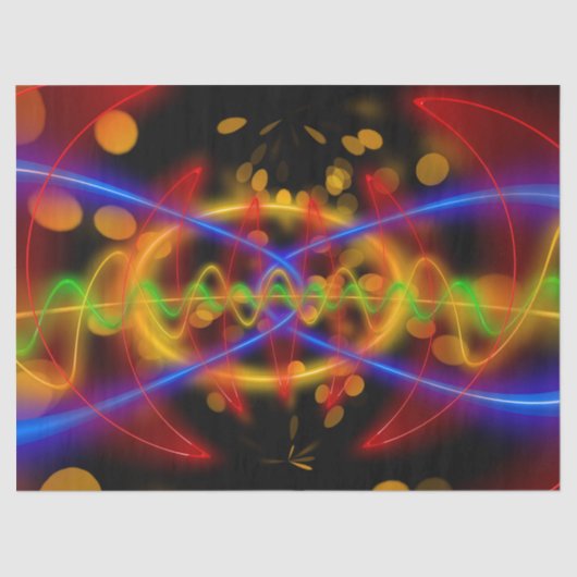 neonpapier voor abstract weefsel tissuepapier (Voorkant)