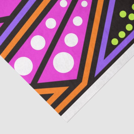 neonpapier voor abstract weefsel tissuepapier (Detail)