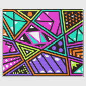 neonpapier voor abstracte verpakking cadeaupapier (Vlak)