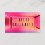 neonparty lampjes visitekaartje (Voorkant)