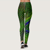 Neonpatroon Leggings (Achterkant)