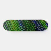 Neonpatroon Persoonlijk Skateboard (Horizontaal)