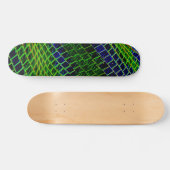 Neonpatroon Persoonlijk Skateboard (Horizontaal)