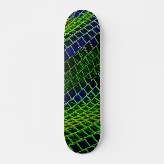Neonpatroon Persoonlijk Skateboard (Voorkant)