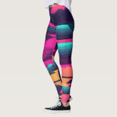 Neonpiramides | Funky Synthwave Leggings (Links)