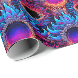 Neonportalen - Kosmisch Horror Gatewaypatroon Cadeaupapier