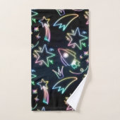 neonraketster bad handdoek (Handdoek)