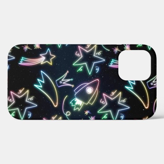 neonraketster Case-Mate iPhone case (Achterkant (horizontaal))