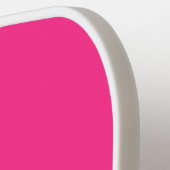 Neonregenboog Abstract op roze Pickleball Paddle (Links Detail)