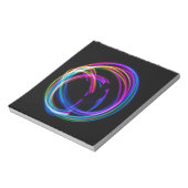 neonregenboogcirkel notitieblok (Linkerzijde)
