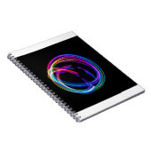 neonregenboogcirkel notitieboek (Rechterzijde)