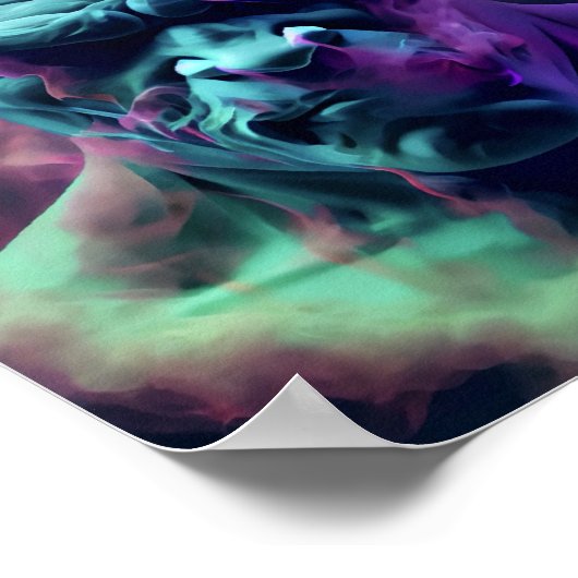 neonrook demon ziel schedel poster (Hoek)