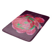 Neonroze en groene vetplantroos badmat (Gekanteld)