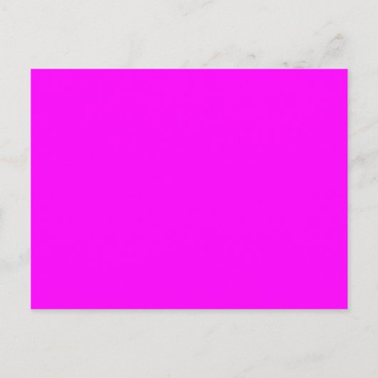 Neonroze hexacode FF00FF Briefkaart (Voorkant)
