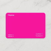 neonroze - minimalistisch visitekaartje (Voorkant)