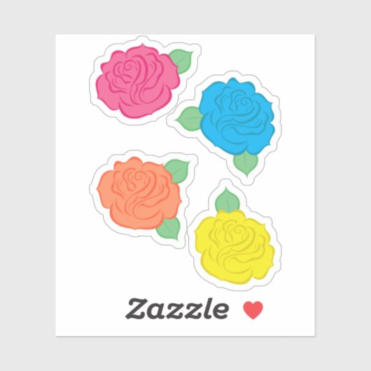 Neonrozen Contourstickers Sticker (Vel)
