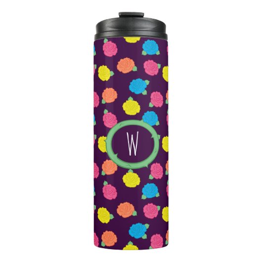 Neonrozen Thermische Tumbler Thermosbeker (Voorkant)
