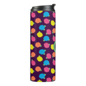 Neonrozen Thermische Tumbler Thermosbeker (Gedraaid links)