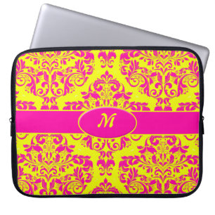 Neons Bright Yellow Laptop Sleeve