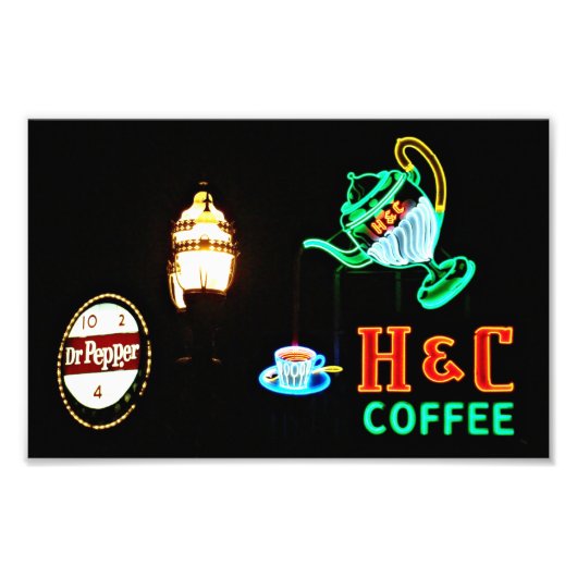 Neons Foto Afdruk (Voorkant)