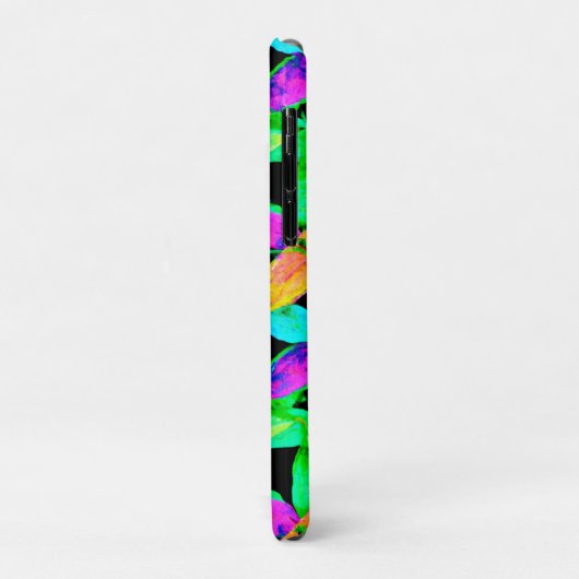 Neonscape-bladpatroon Case-Mate iPhone Case (Achterkant/links)