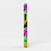 Neonscape-bladpatroon Case-Mate iPhone Case (Achterkant/rechts)