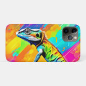 Neonschaal Hagedis Case-Mate iPhone Case (Achterkant (horizontaal))