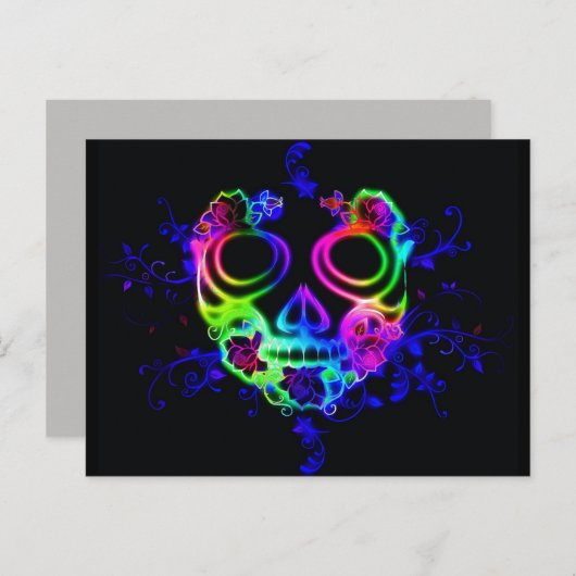 neonschedel briefkaart (Voorkant / Achterkant)