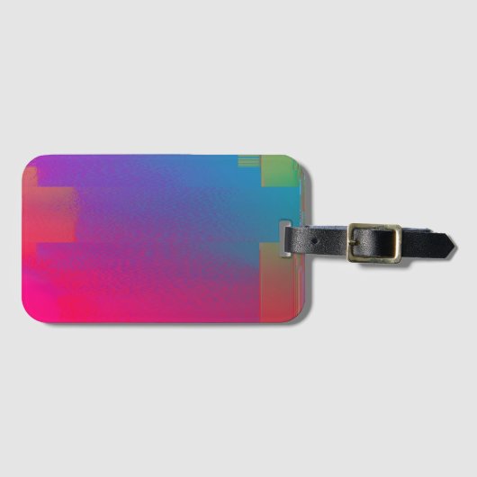 neonschok bagagelabel (Voorkant (horizontaal))