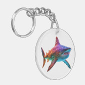 neonspectrumhaai sleutelhanger (Voorkant Links)
