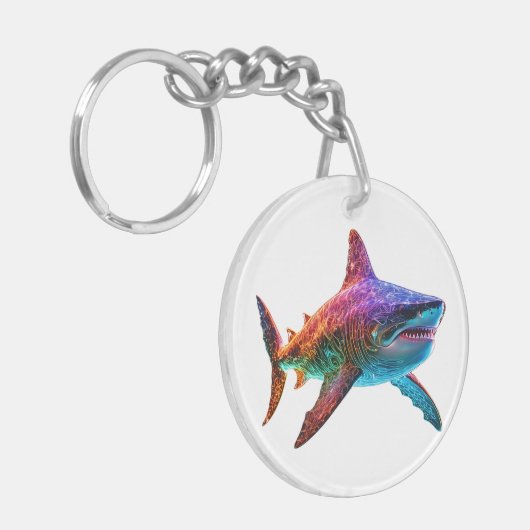 neonspectrumhaai sleutelhanger (Voorkant Links)