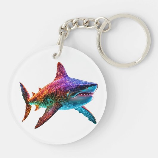 neonspectrumhaai sleutelhanger (Achterkant)