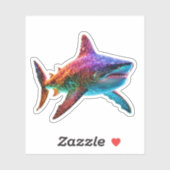 neonspectrumhaai sticker (Vel)