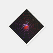 Neonspin en spiderweb servet (Hoek)